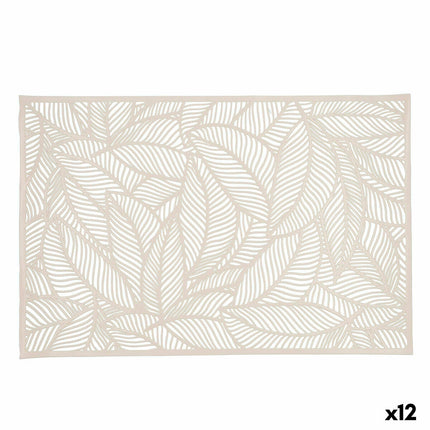 Untersetzer Quid Habitat Beige Textil (30 x 45 cm) (Pack 12x)