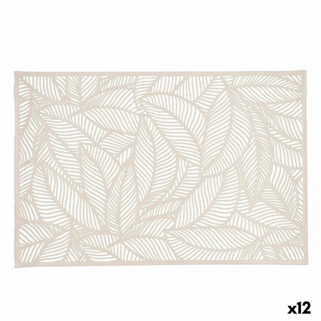 Untersetzer Quid Habitat Beige Textil (30 x 45 cm) (Pack 12x)