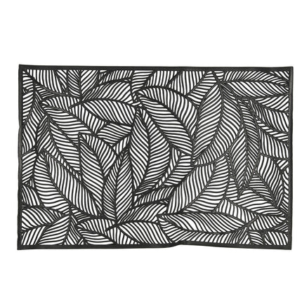 Untersetzer Quid Habitat Schwarz Textil (30 x 45 cm) (Pack 12x)