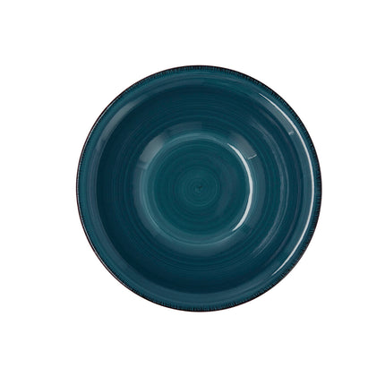 Schale Quid Vita aus Keramik Blau (18 cm) (Pack 6x)