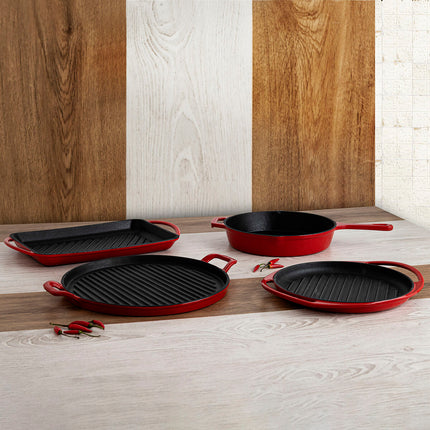 Grill Bidasoa Gusseisen Rot (25 cm)