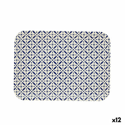 Schale Quid Habitat Geometrisch Kunststoff Bunt (36 x 26 x 2 cm) (Pack 12x)