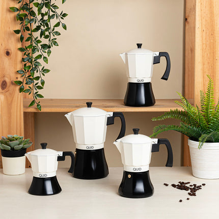 Italienische Kaffeemaschine Quid Cocco Aluminium 9 Tassen