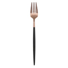 Gabel-Set Bidasoa Gio Schwarz Kupfer Metall 12 Stück