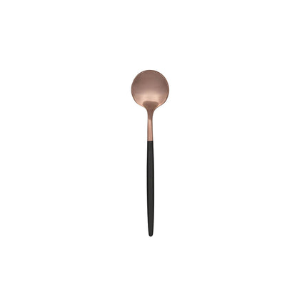 Löffel-Set Bidasoa Gio Schwarz Kaffee Kupfer Metall 12 Stück