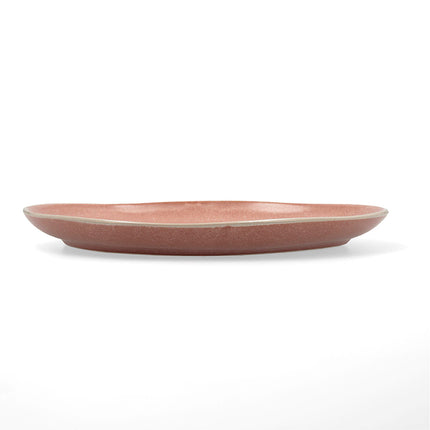 Flad plade Bidasoa Gio gelegentlich aus Keramik Braun 26,5 cm (4 Stück)