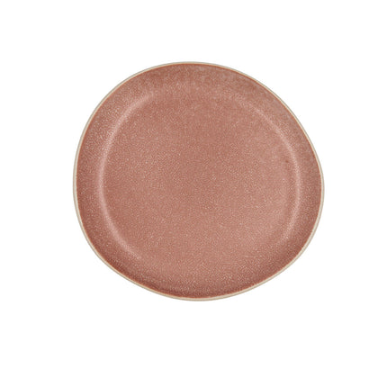 Flad plade Bidasoa Gio gelegentlich 20 cm aus Keramik Braun (6 Stück)