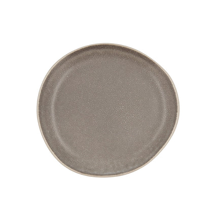 Flad plade Bidasoa Gio gelegentlich 20 cm aus Keramik Grau (6 Stück)