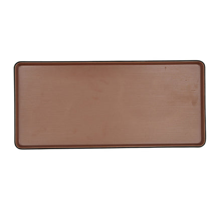 Tablett für Snacks Bidasoa Gio 31,5 x 14,5 cm Braun Kunststoff 9 Stück