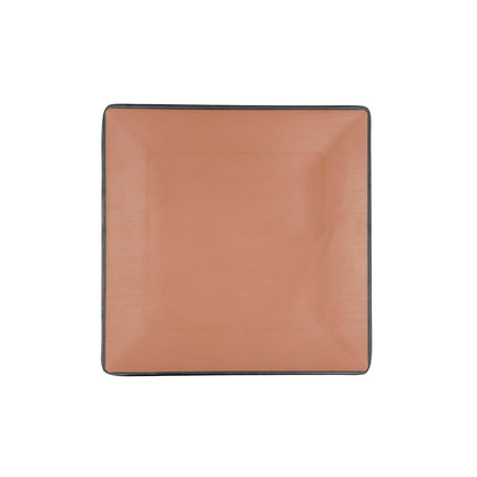 Flad plade Bidasoa Gio 21,5 x 21,5 cm Braun Kunststoff