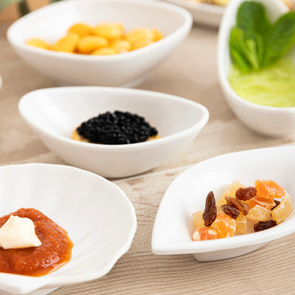 Tablett für Snacks Quid Select Weiß Kunststoff 9,8 x 6,2 x 2,8 cm