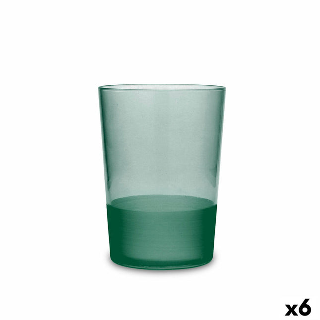 Becher Quid Pincel grün Glas 510 ml (6 Stück)