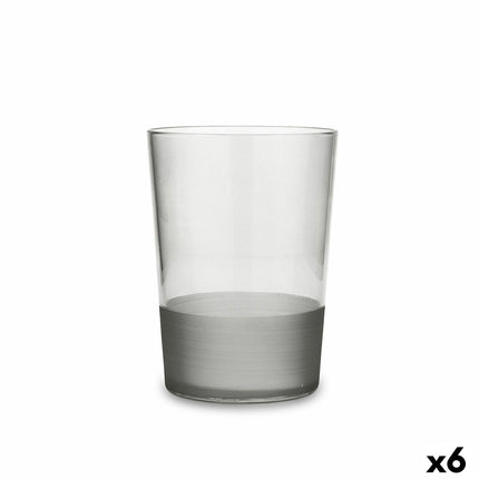 Becher Quid Pincel Grau Glas 510 ml (6 Stück)