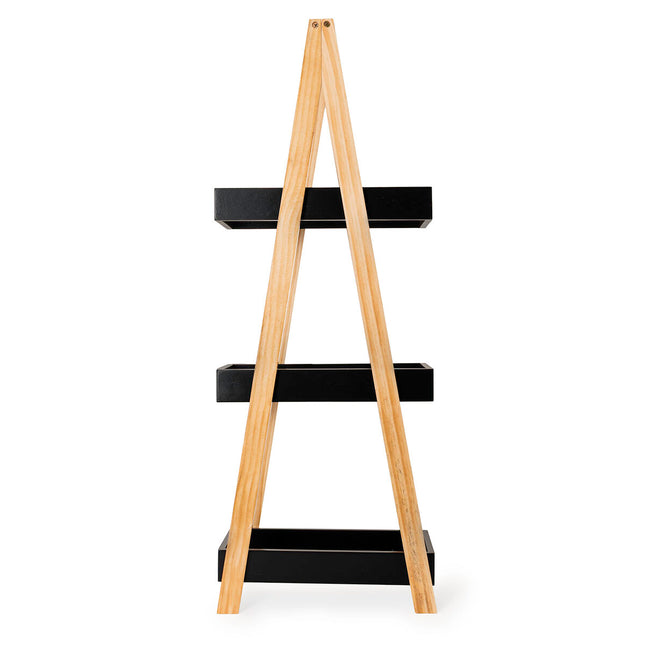 Regal Quid Ares Schwarz Holz 30 x 18 x 81 cm