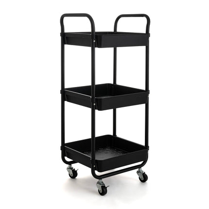Gemüsewagen Quid Apolo Schwarz Metall 34,5 x 29,5 x 77 cm