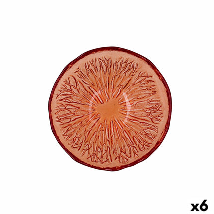Schale Quid Acid 15,5 x 5 cm Orange Glas (6 Stück)