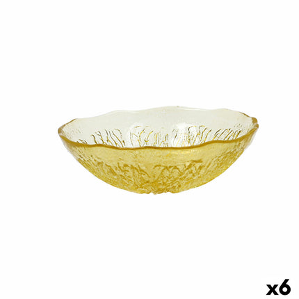 Schale Quid Acid Zitronengelb 15,5 x 5 cm Gelb Glas (6 Stück)