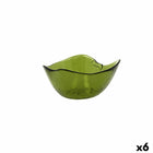Schale Quid Acid Apfel 13 x 11,5 x 6 cm grün Glas (6 Stück)