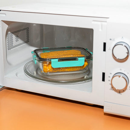 Lunchbox hermetisch Quid Purity rechteckig 370 ml Durchsichtig Glas