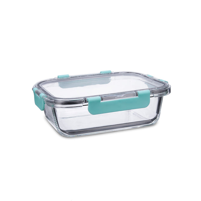 Lunchbox hermetisch Quid Purity rechteckig 1,04 L Durchsichtig Glas