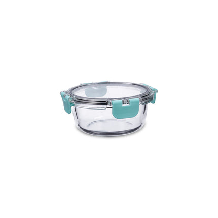 Lunchbox hermetisch Quid Purity kreisförmig 390 ml Durchsichtig Glas