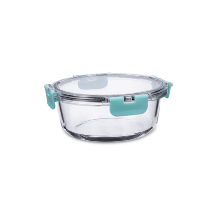 Lunchbox hermetisch Quid Purity kreisförmig 970 ml Durchsichtig Glas