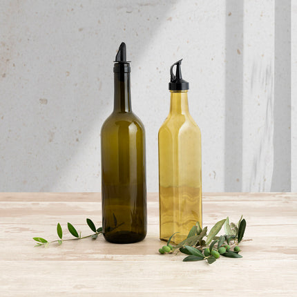 Ölfläschchen Quid Naturalia grün Glas 750 ml