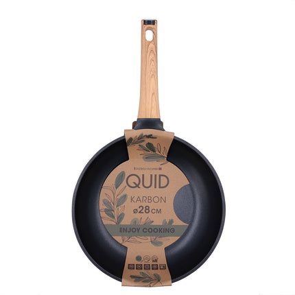 Pfanne Quid Karbon Aluminiumguss Schwarz 28 cm