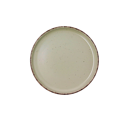 Dessertteller Quid Duna grün aus Keramik 20 x 2,5 cm