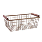Mehrzweckkorb Bidasoa Tiara Stahl Kupfer 32 x 26 x 8 cm