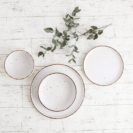 Geschirr-Set Quid Duna Beige aus Keramik 12 Stücke