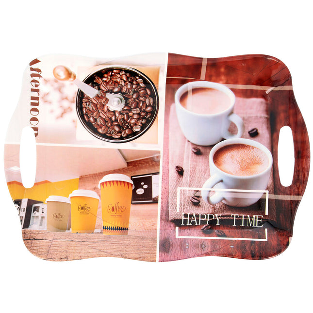 Frühstückstablett Quid Habitat Bunt Kunststoff 42 x 29 x 2,3 cm