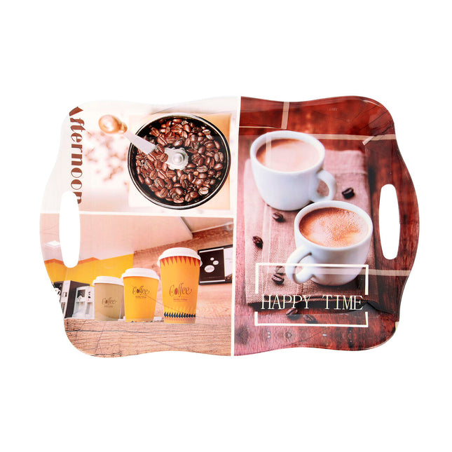 Frühstückstablett Quid Habitat Bunt Kunststoff 36 x 27 x 2,2 cm