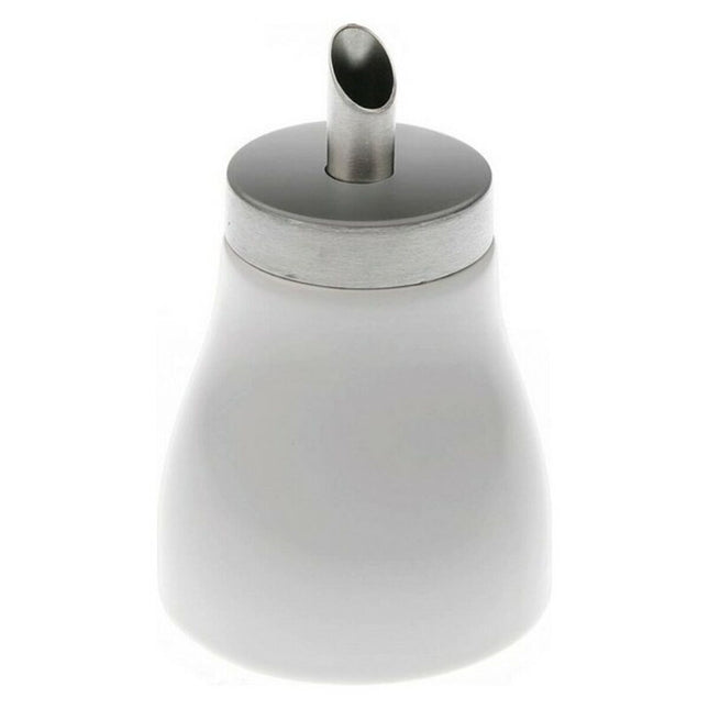 Zuckerdose Versa Weiß mit Deckel aus Keramik (7 x 16 x 7 cm)
