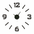 Wanduhr Versa Aufkleber Schwarz