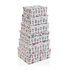 Satz stapelbarer Organizerboxen Versa 35 x 16,5 x 43 cm