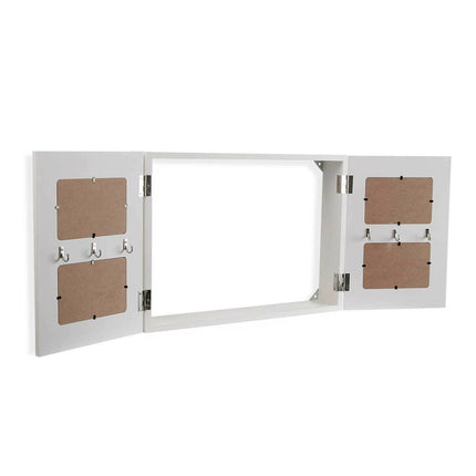 Schlüsselschrank Versa Wte Weiß Holz 8,5 x 33 x 46 cm