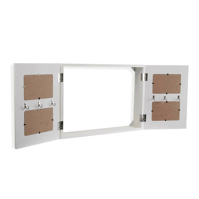 Schlüsselschrank Versa Wte Weiß Holz 8,5 x 33 x 46 cm