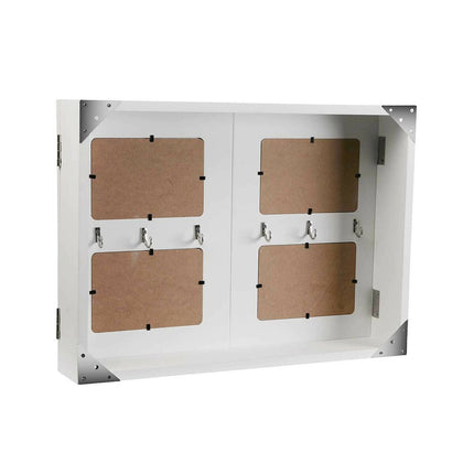 Schlüsselschrank Versa Wte Weiß Holz 8,5 x 33 x 46 cm