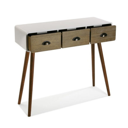 Konsolentisch mit Schubladen Versa Holz MDF und Kiefernholz (30 x 80,5 x 90 cm)