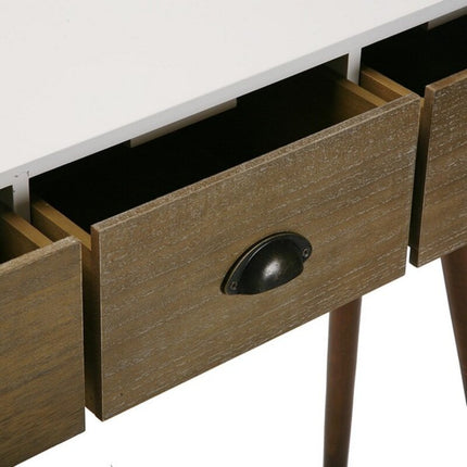 Konsolentisch mit Schubladen Versa Holz MDF und Kiefernholz (30 x 80,5 x 90 cm)