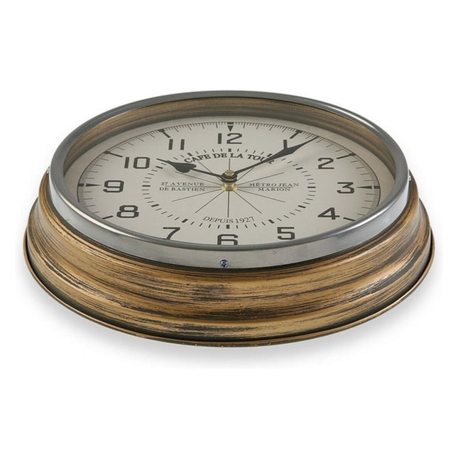 Wanduhr Versa 18190721 Metall 31 x 6 x 31 cm