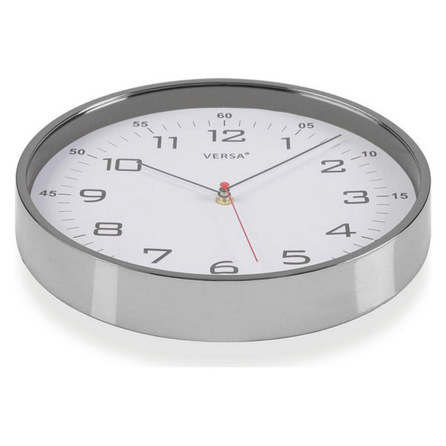 Wanduhr Versa Weiß Quarz Kunststoff 4,5 x 30,5 x 30,5 cm