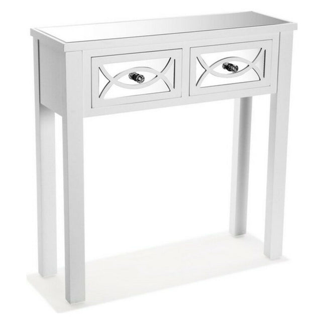 Konsolentisch mit 2 Schubladen Versa Miska Holz MDF/Tannenholz (25 x 78 x 78 cm)