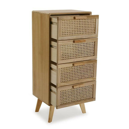Schubladenschrank Versa 30 x 90 x 40 cm Paulonia-Holz