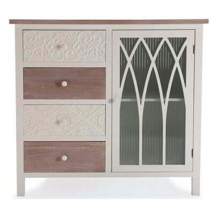 Anrichte Versa Kelly Kristall Holz (40 x 85 x 90 cm)