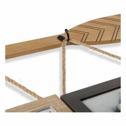 Fotorahmen Versa Mehrere Ruder Schnur Holz MDF (5 x 35 x 55 cm) (35 x 55 cm)