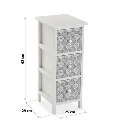Schubladenschrank Blue Versa Holz MDF (29 x 62 x 25 cm)