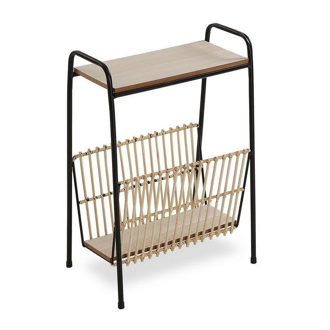 Zeitschriftenkorb Versa 20931114 Metall Harz Holz MDF 25 x 50 x 35 cm