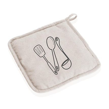 Untersetzer Hand Textil (20 x 20 cm)